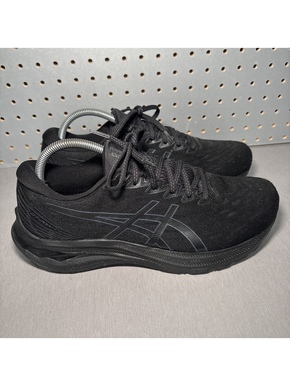 ASICS GT 2000 11 Shoes Mens Sz 9 Triple Black Sneakers Running Walking Athletic